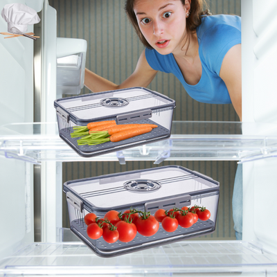 FraîcheurPlus™⎥BOÎTE DE CONSERVATION TRANSPARENTE POUR RÉFRIGÉRATEUR